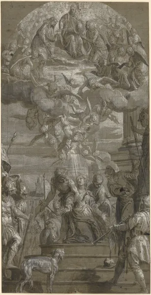 The Martyrdom of Saint Justina av Paolo Veronese