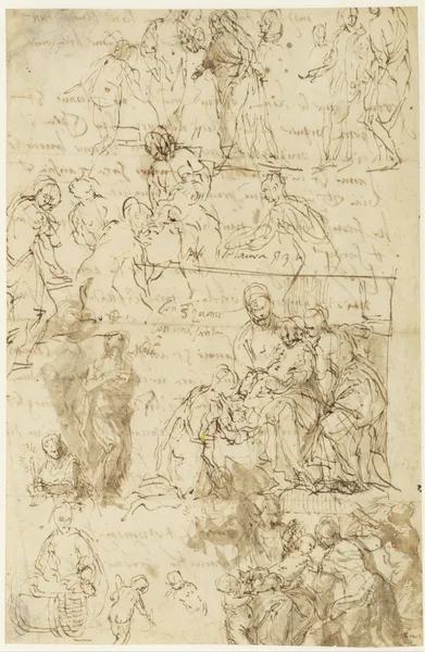 The Mystic Marriage of Saint Catherine and other studies av Paolo Veronese