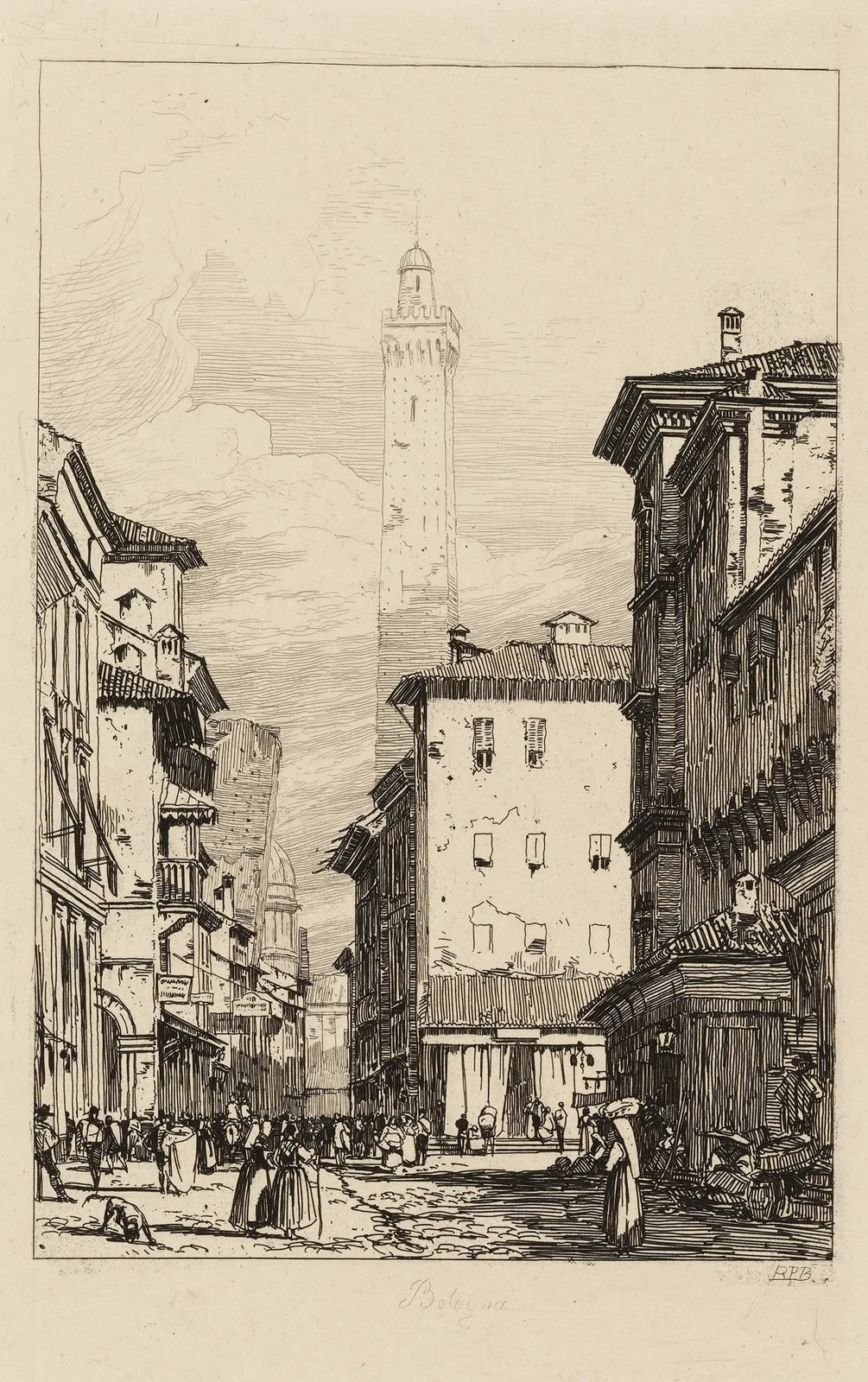 Bologna av Richard Parkes Bonington
