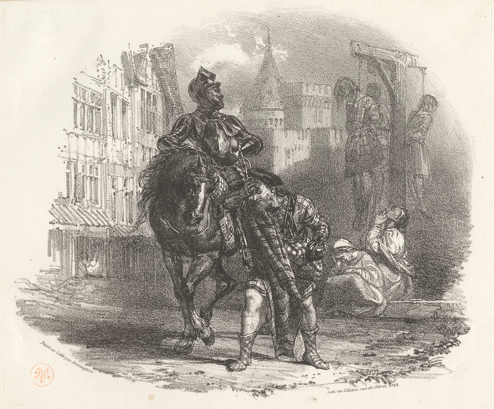 Les Pendus av Richard Parkes Bonington