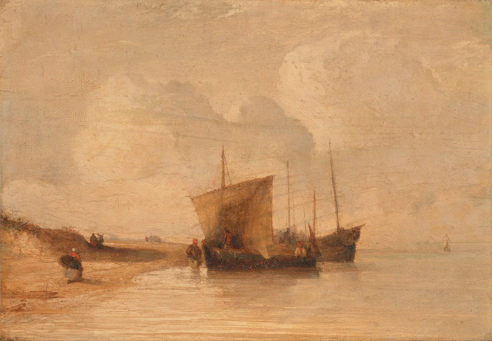 Normandy Coast av Richard Parkes Bonington