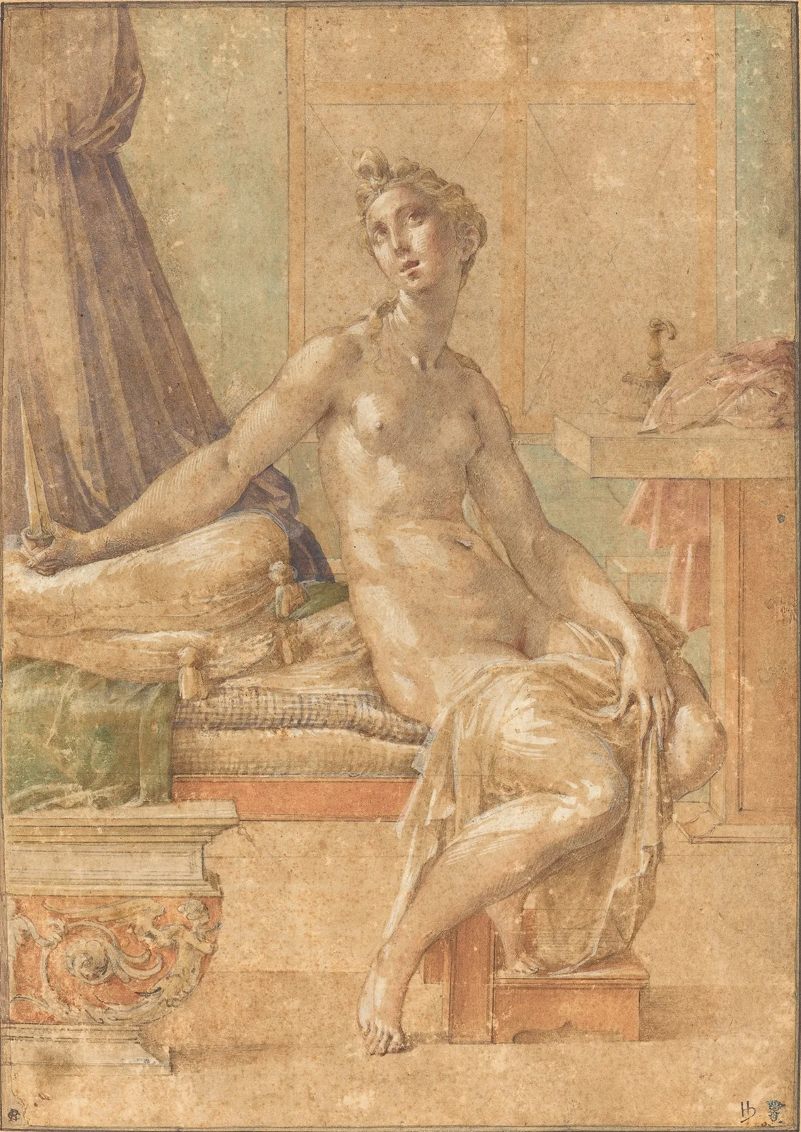 Lucretia (probably c. 1539) av Parmigianino
