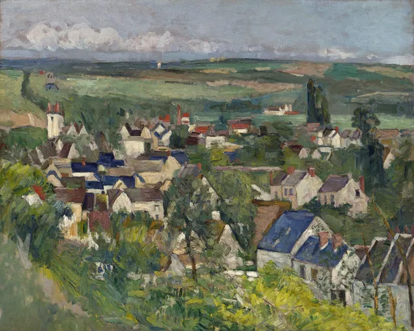 Auvers, Panoramic View av Paul Cézanne