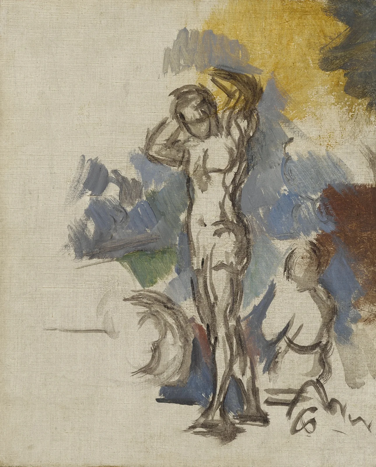 Baigneurs av Paul Cézanne
