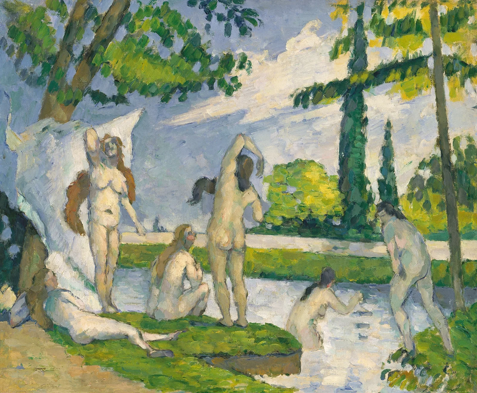 Bathers av Paul Cézanne