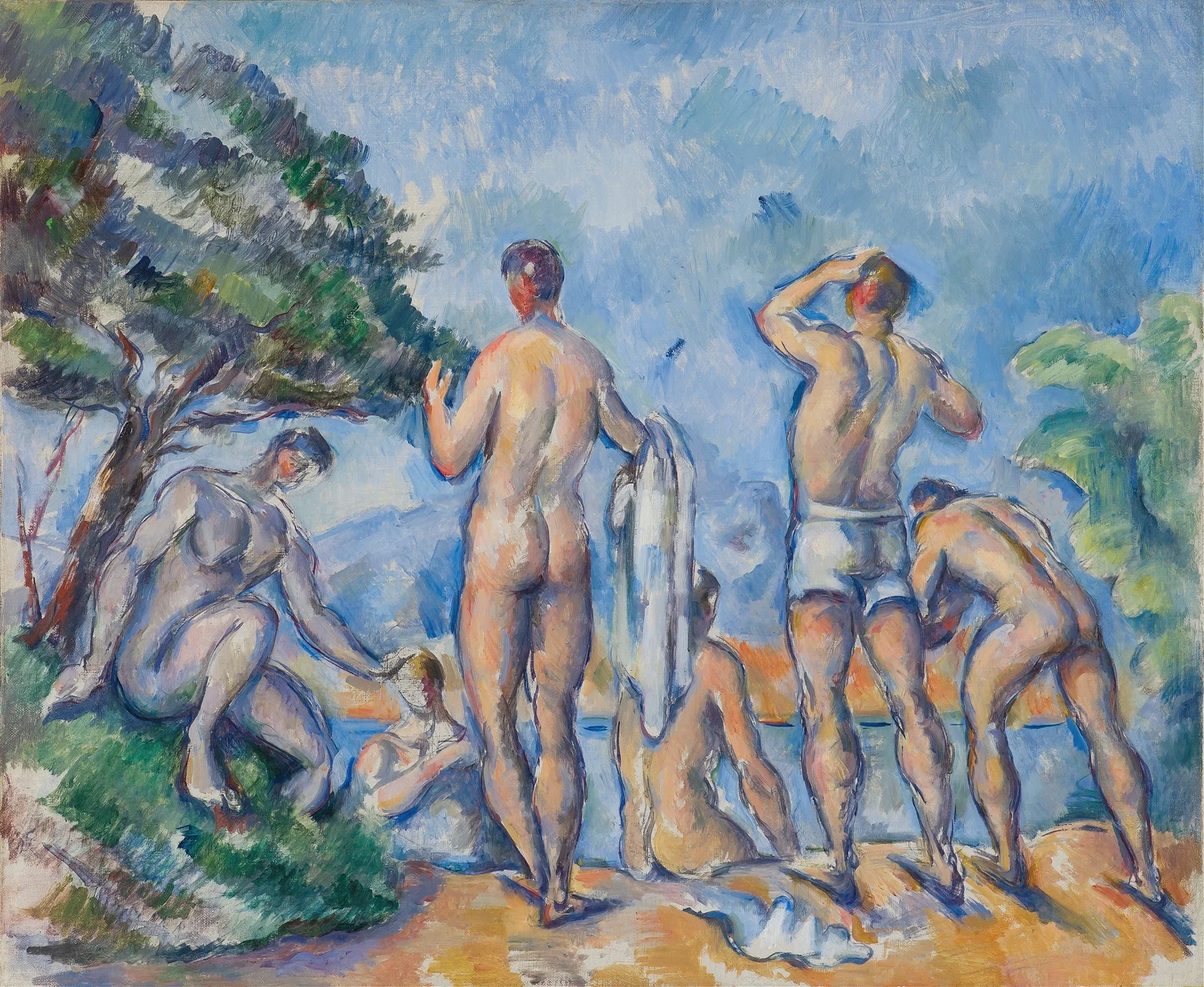 Bathers av Paul Cézanne