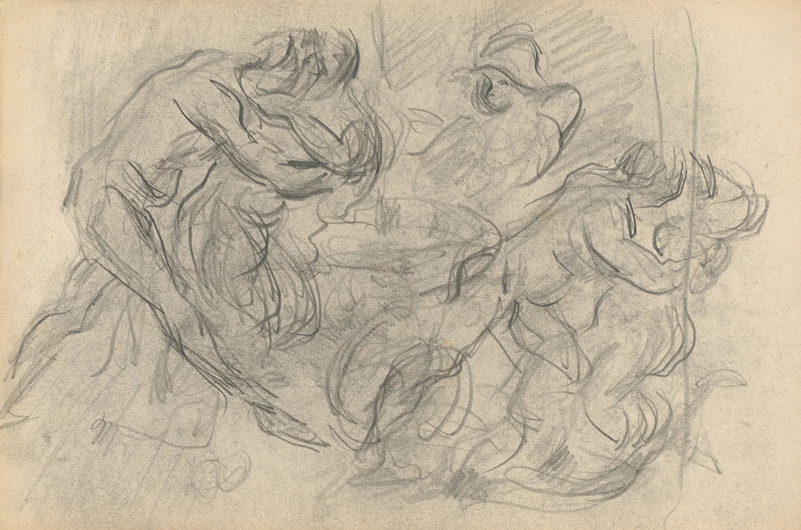 Carnival Scene av Paul Cézanne