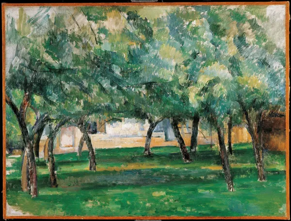 Farm in Normandy, c. 1885-86 av Paul Cézanne