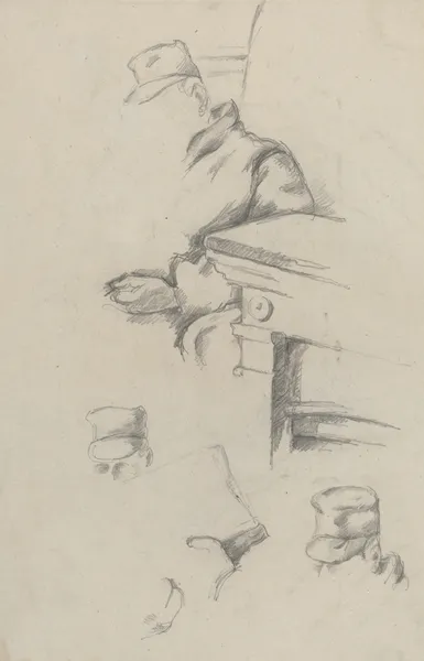 Father of the Artist (verso) av Paul Cézanne