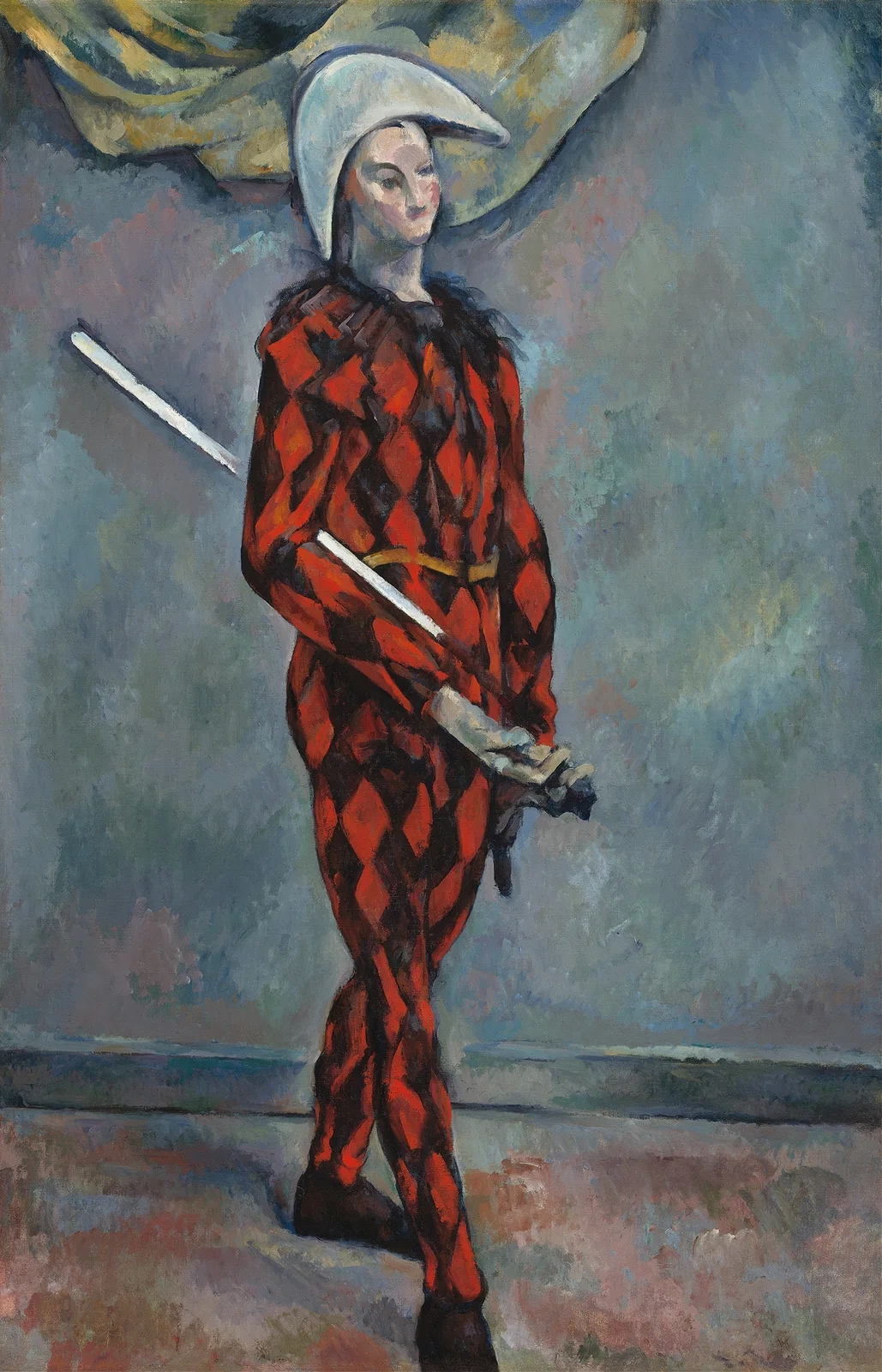 Harlequin av Paul Cézanne