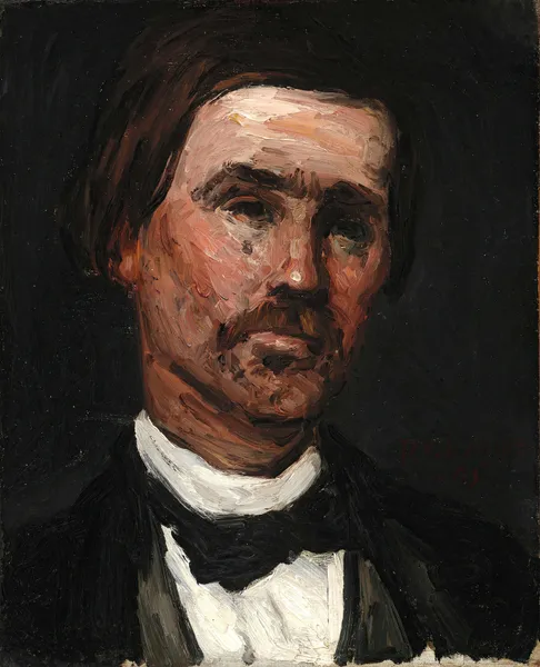 Head Of A Man av Paul Cézanne