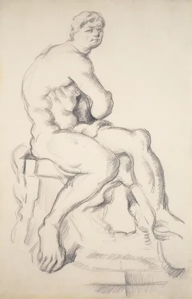 Hercules Resting av Paul Cézanne