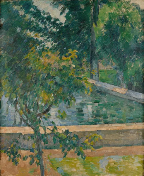 Le bassin du Jas de Bouffan (The Pool at Jas de Bouffan) av Paul Cézanne