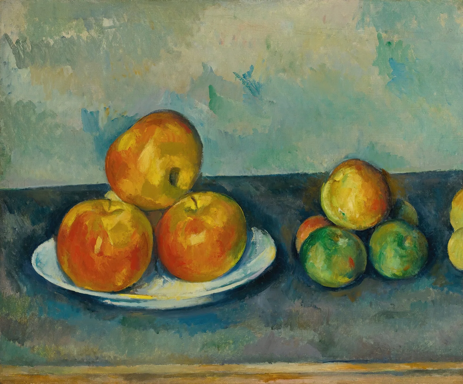 Les Pommes av Paul Cézanne