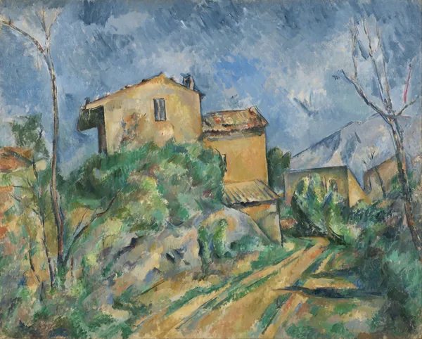 Maison Maria with a View of Château Noir av Paul Cézanne