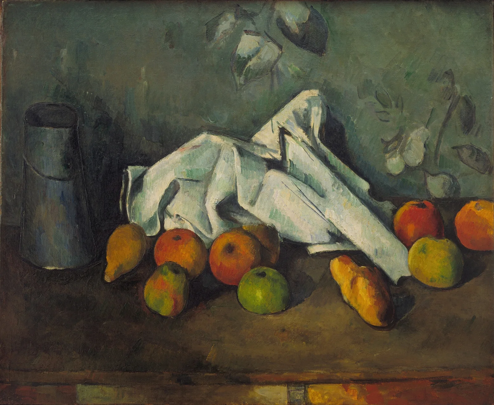 Milk Can and Apples (from 1879 until 1880) av Paul Cézanne