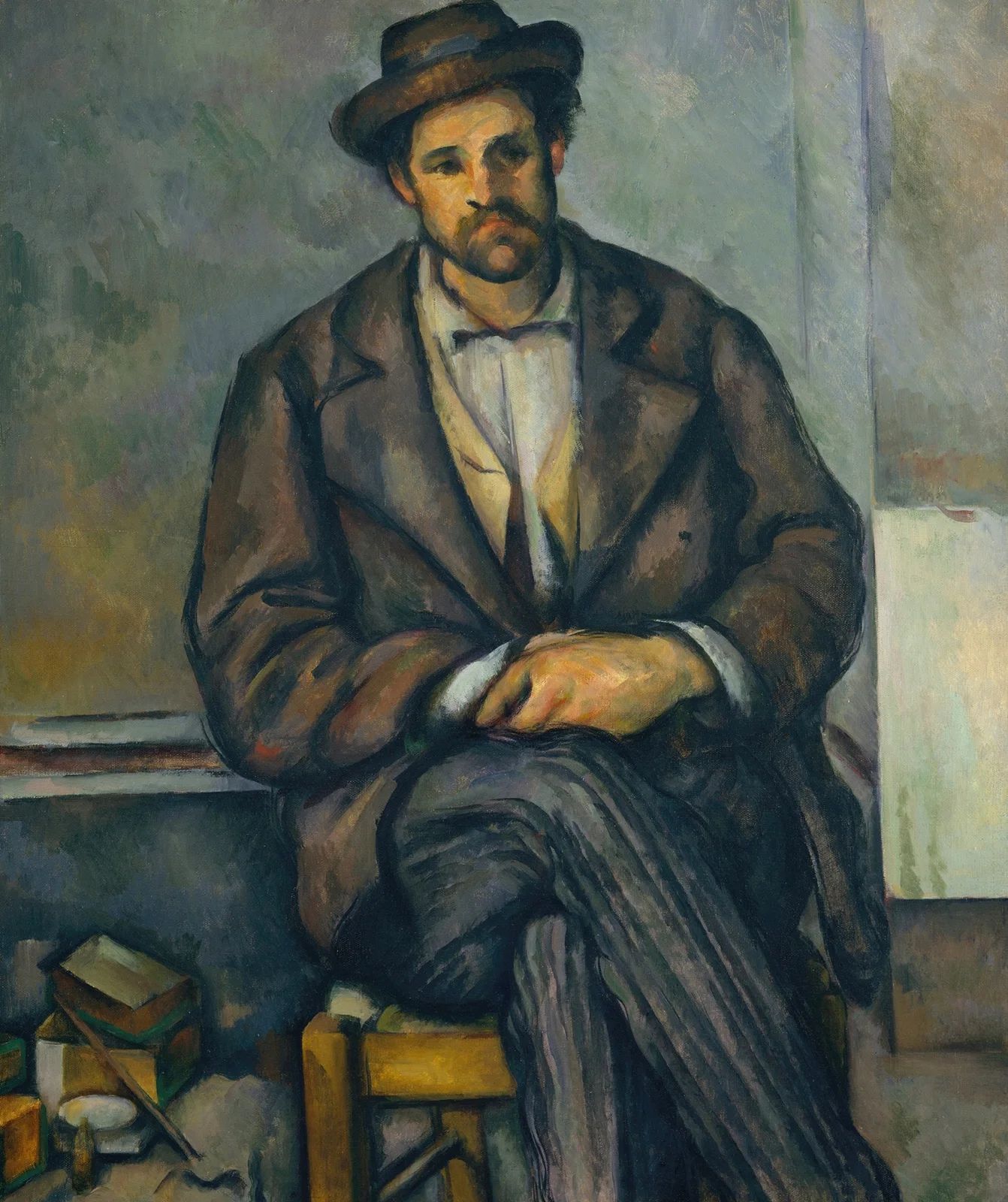 Seated Peasant av Paul Cézanne