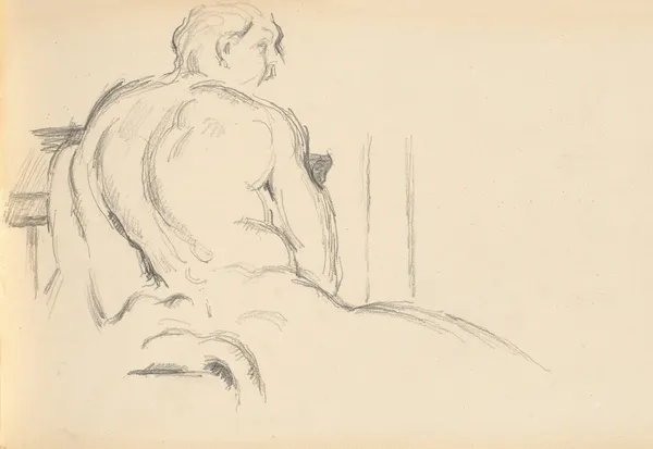 Study of Puget’s ‘Hercules Resting’ av Paul Cézanne