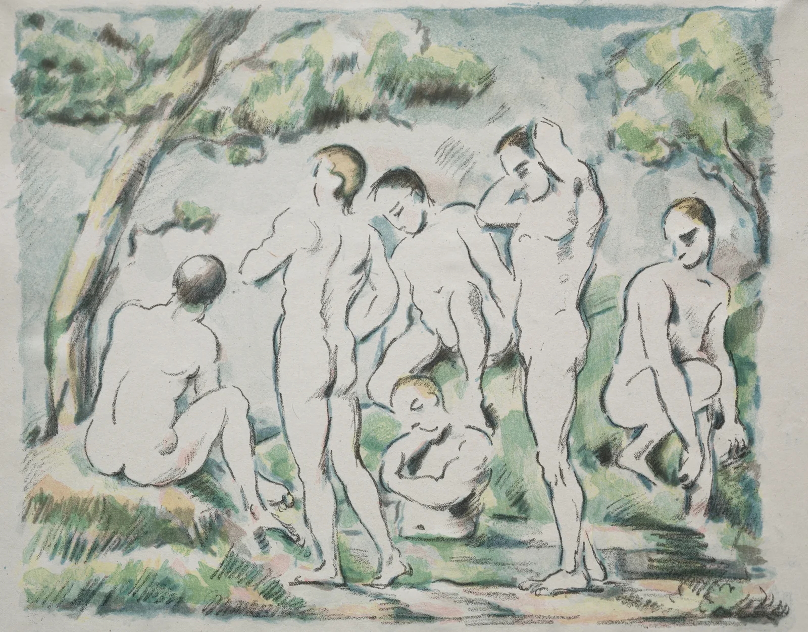 The Bathers av Paul Cézanne