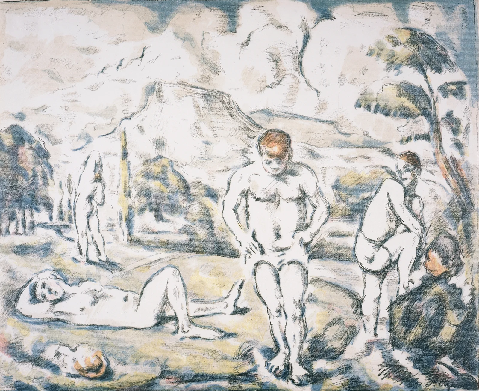 The Bathers av Paul Cézanne
