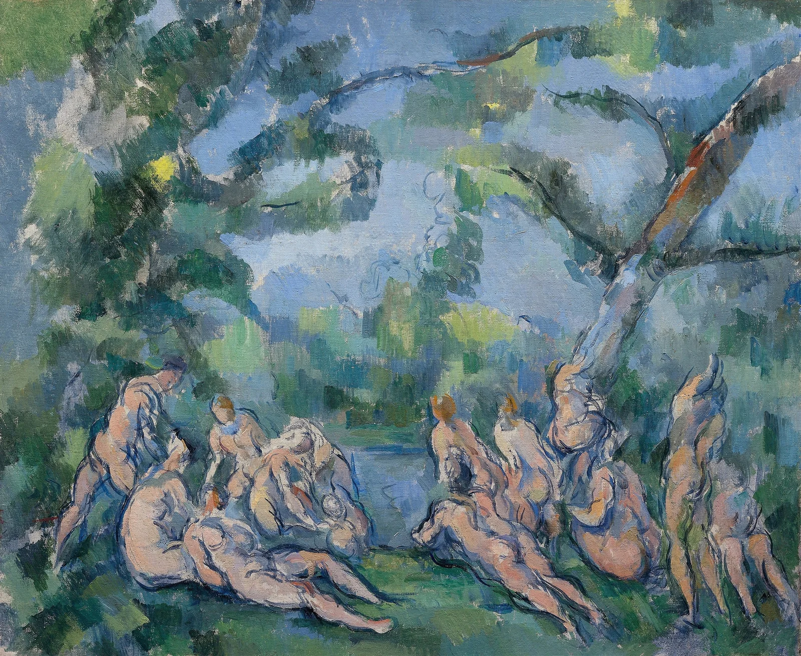 The Bathers av Paul Cézanne