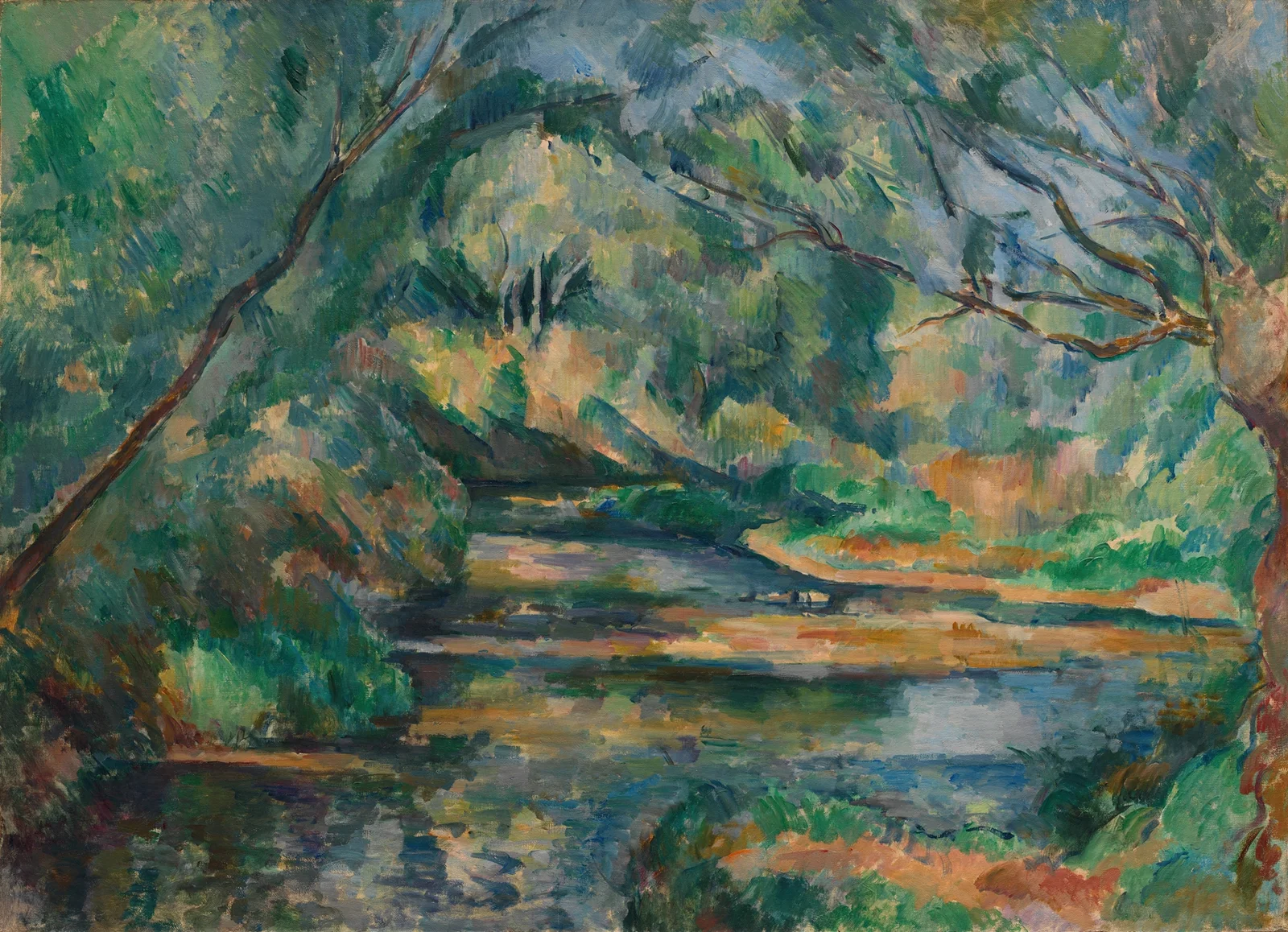 The Brook av Paul Cézanne