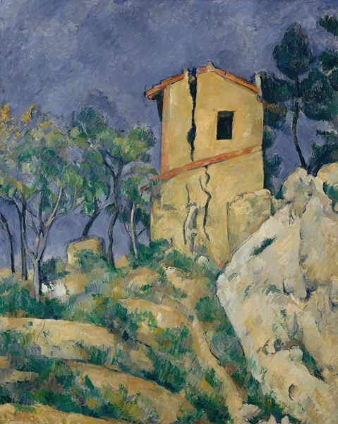 The House with the Cracked Walls av Paul Cézanne