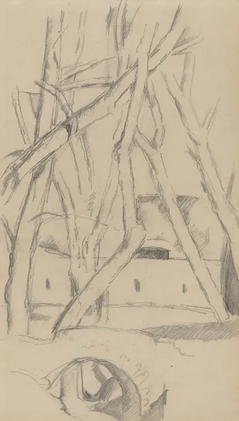 The Little Bridge (recto) av Paul Cézanne