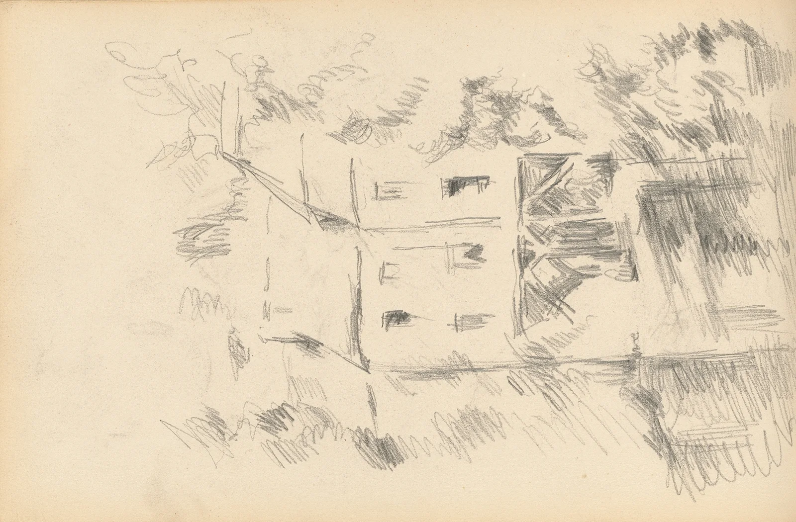 The Mill av Paul Cézanne