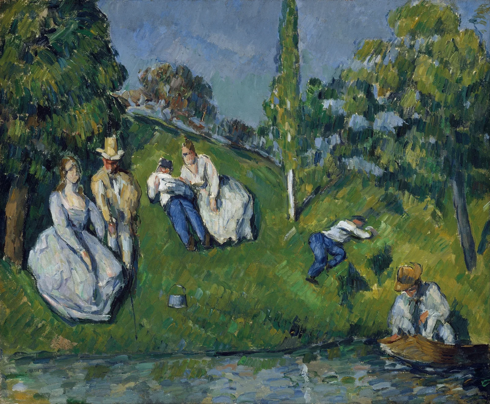 The Pond av Paul Cézanne