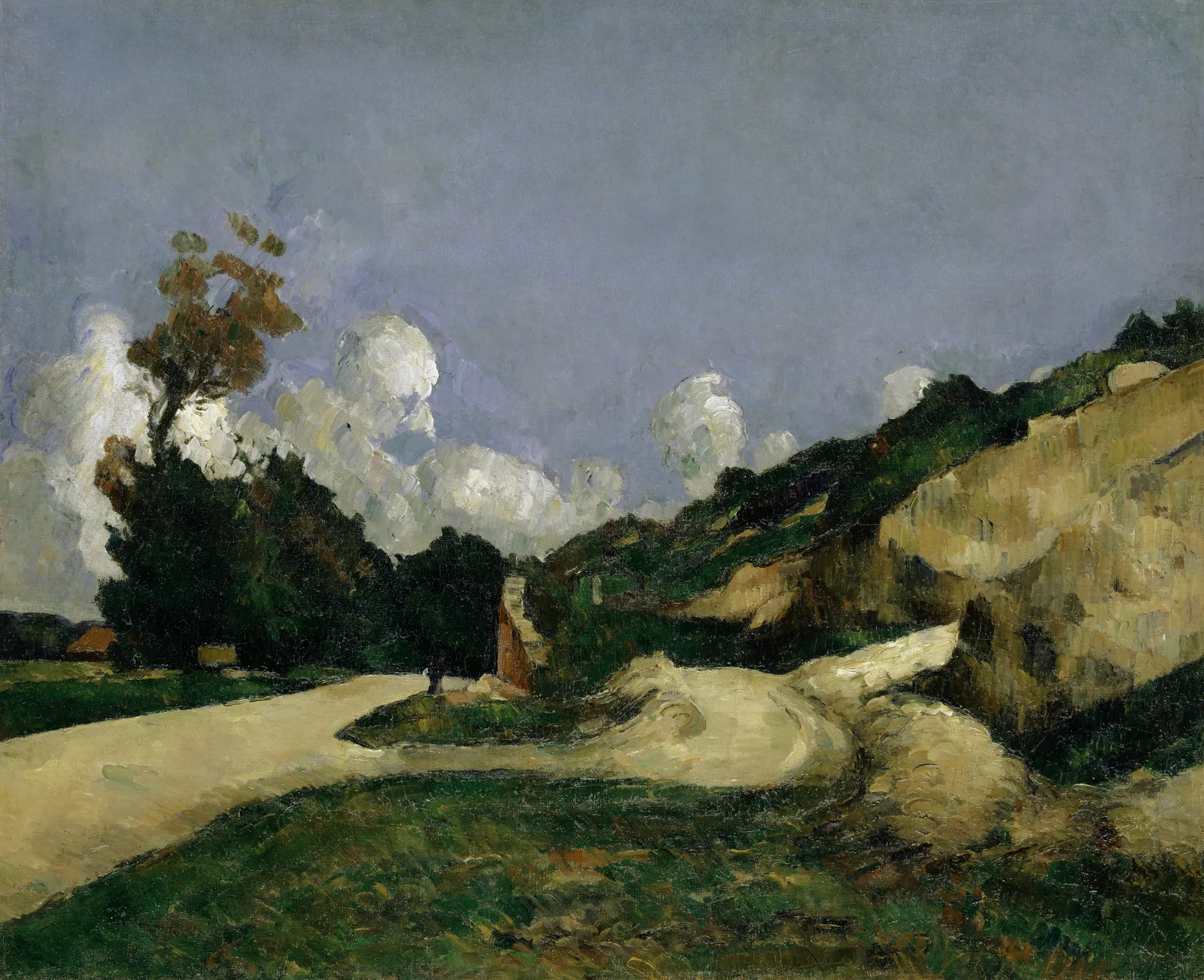 The Road av Paul Cézanne