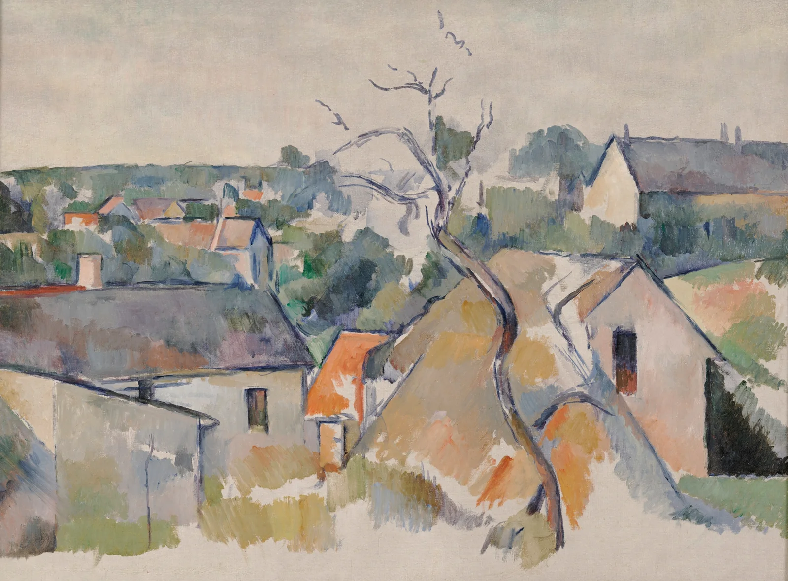 The Rooftops av Paul Cézanne