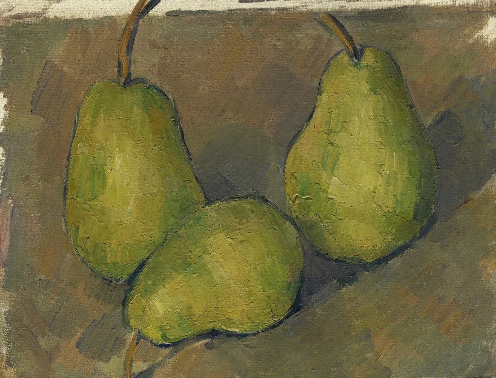 Three Pears av Paul Cézanne