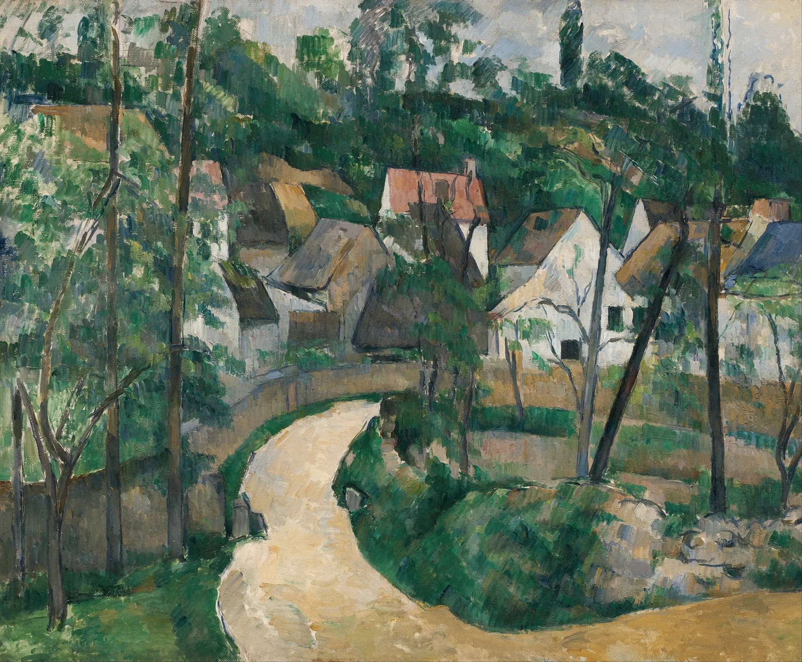 Turn in the Road av Paul Cézanne