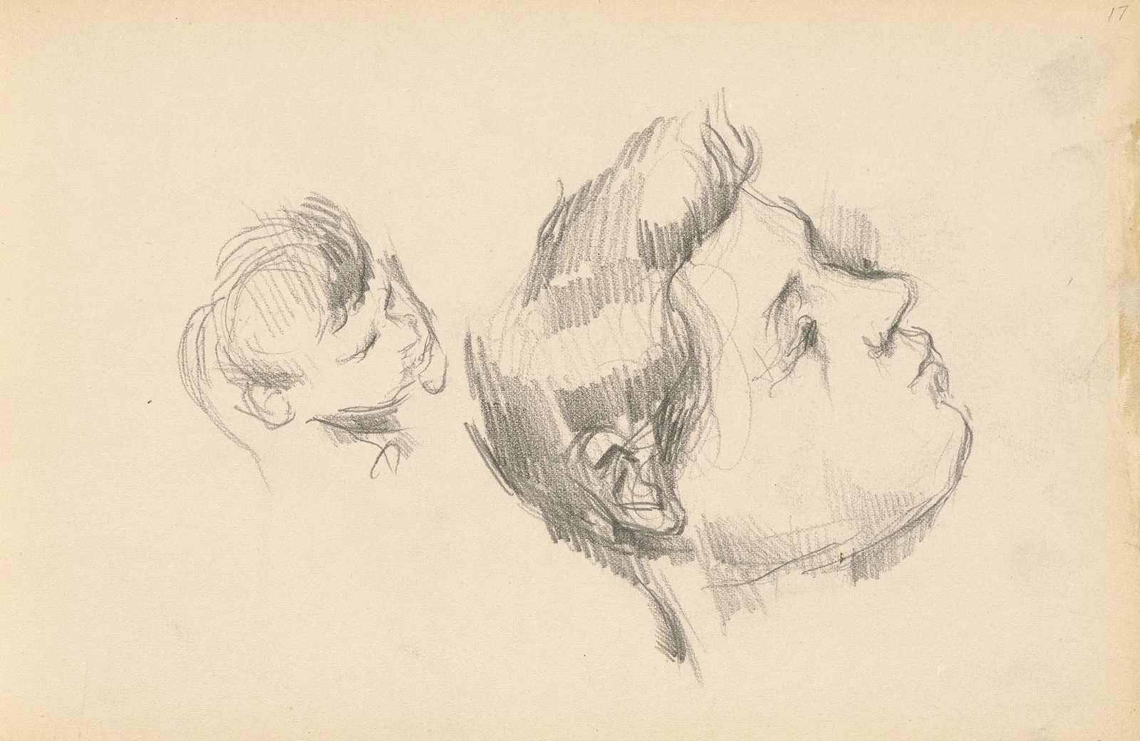 Two Heads av Paul Cézanne