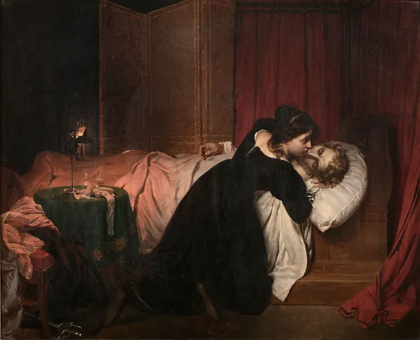 Les suites d’un duel av Paul Delaroche