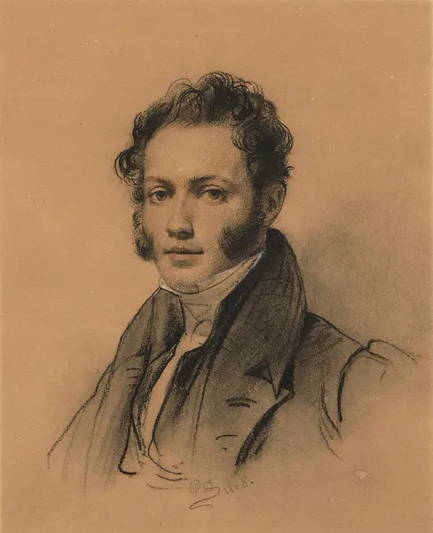 Portrait d’Antoine Alphonse Montfort av Paul Delaroche