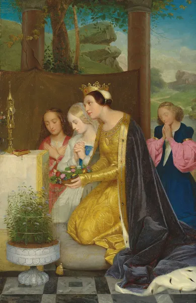 Sainte Amélie, Reine De Hongrie av Paul Delaroche