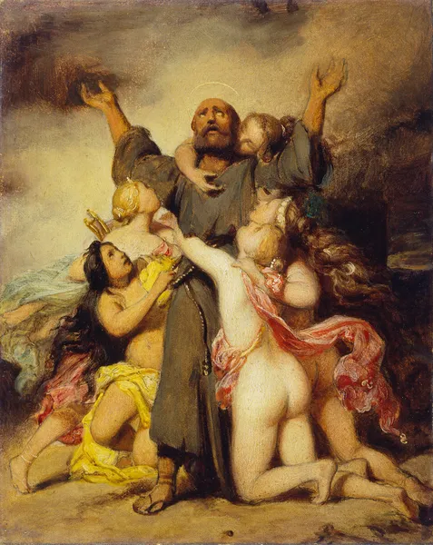 The Temptation of Saint Anthony av Paul Delaroche