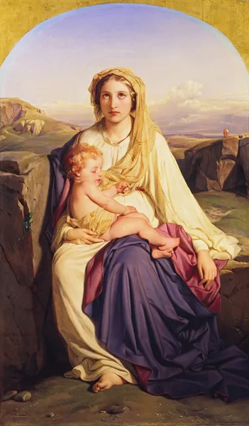 The Virgin and Child av Paul Delaroche