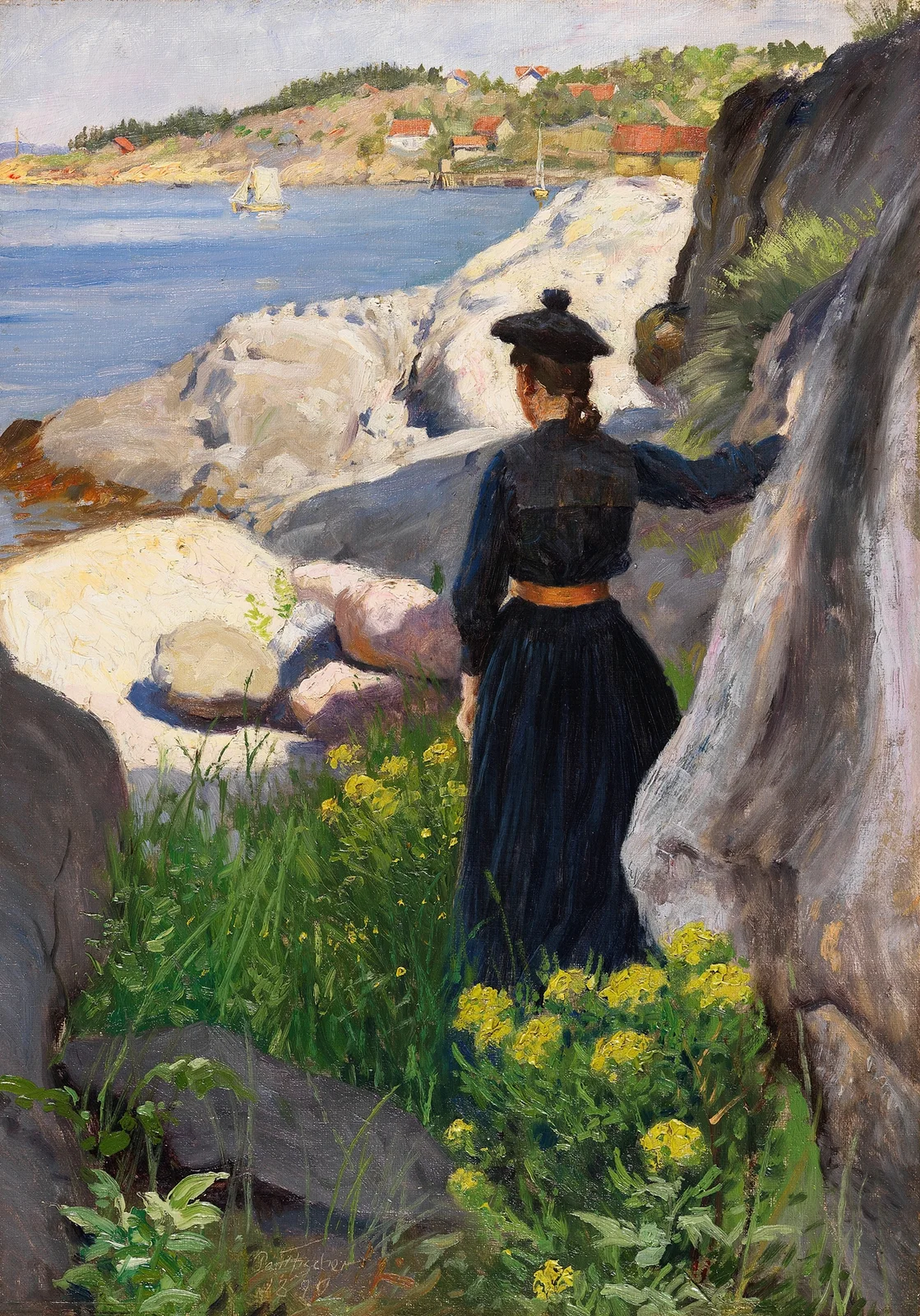 On the coast av Paul Fischer