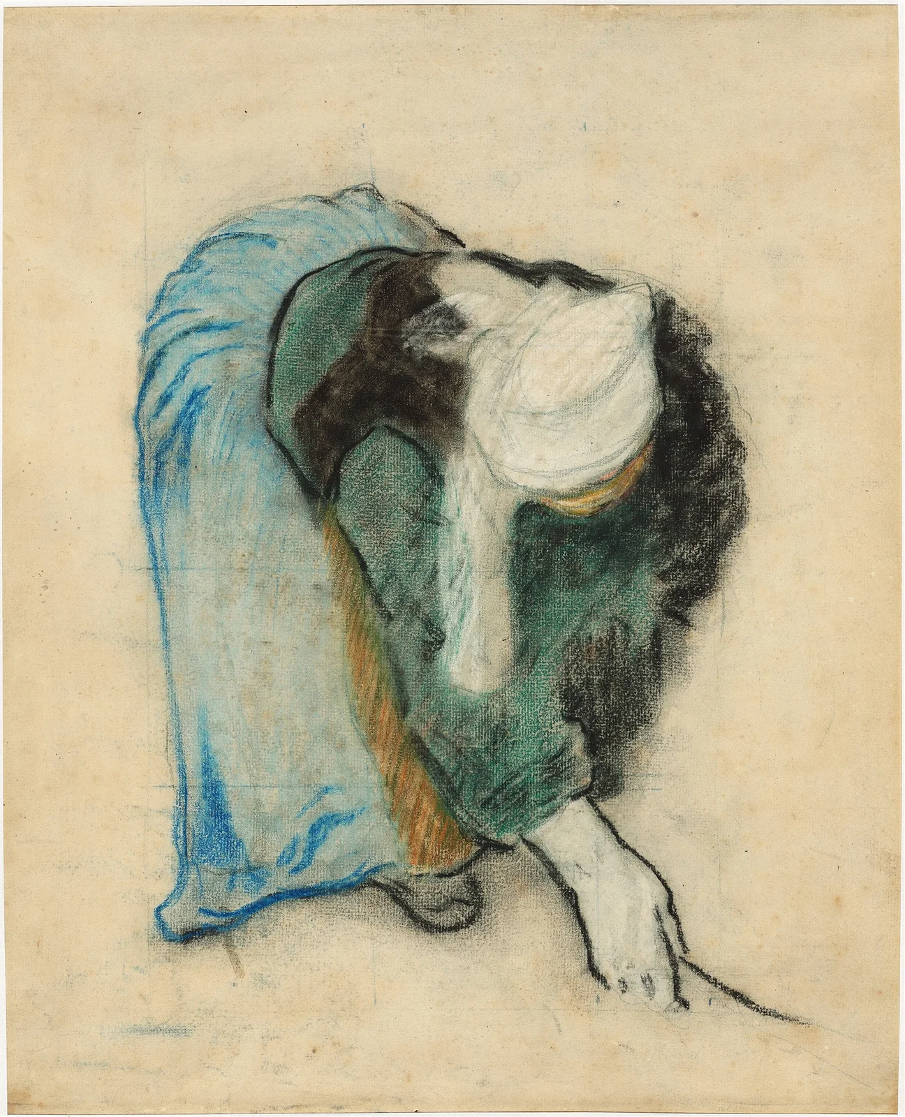 A Breton Gleaner av Paul Gauguin