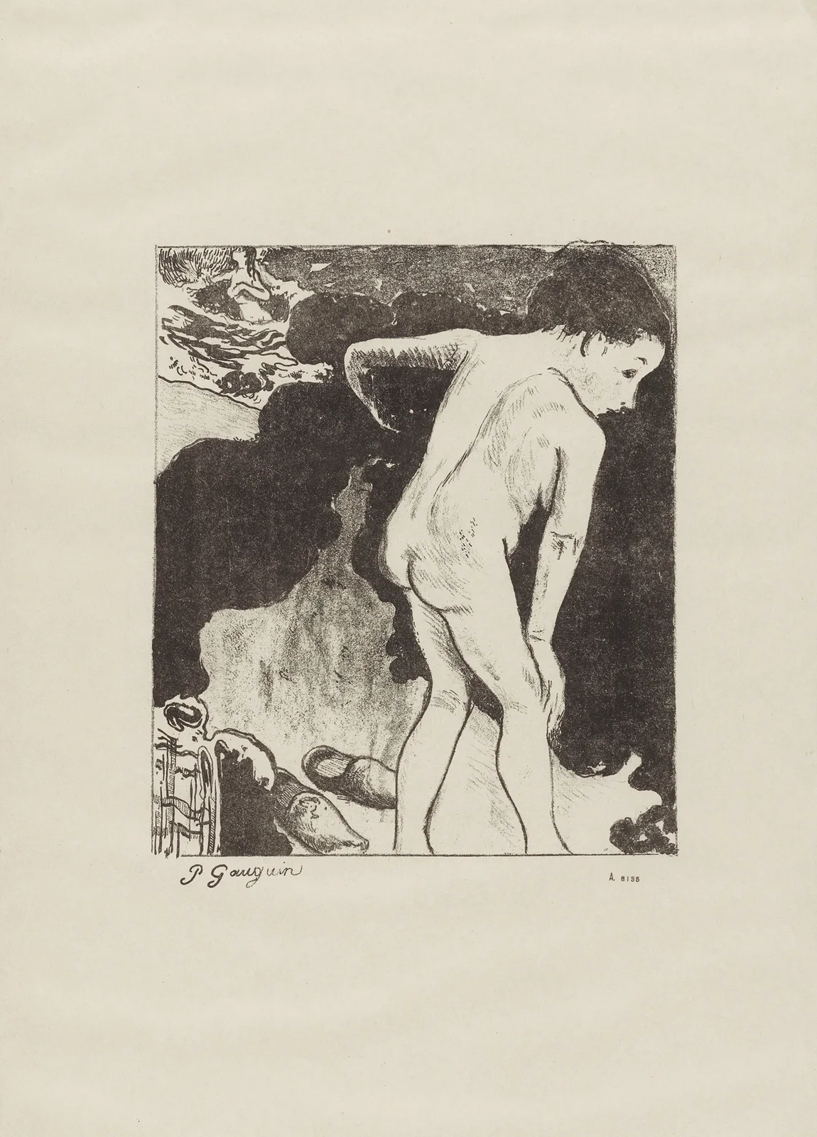 Baigneuses bretonnes av Paul Gauguin