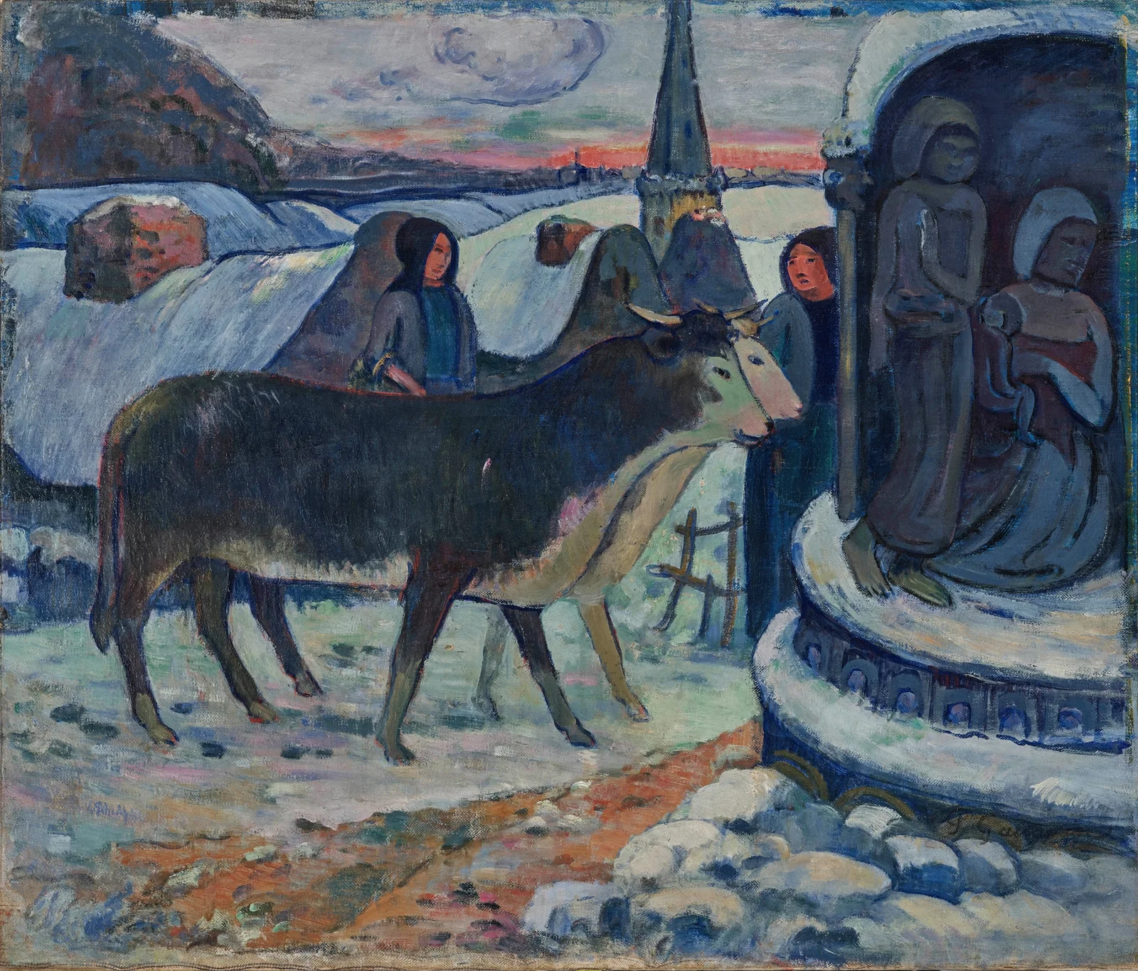 Christmas Night (The Blessing Of The Oxen) av Paul Gauguin