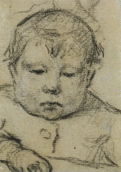 Emil Gauguin as a Child, Right Hand Forward av Paul Gauguin