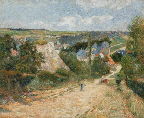Entrance to the Village of Osny av Paul Gauguin