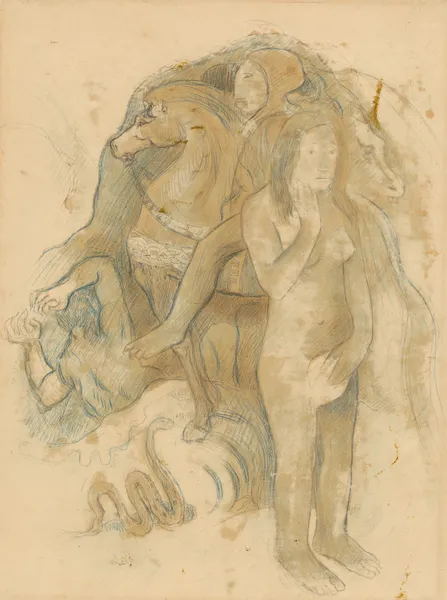 Eve [‘The Nightmare’], 1899 – nr 1 av Paul Gauguin