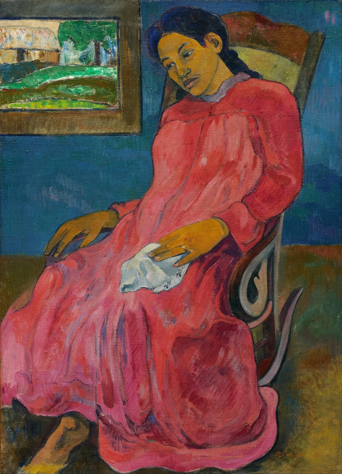 Faaturuma (Melancholic) av Paul Gauguin