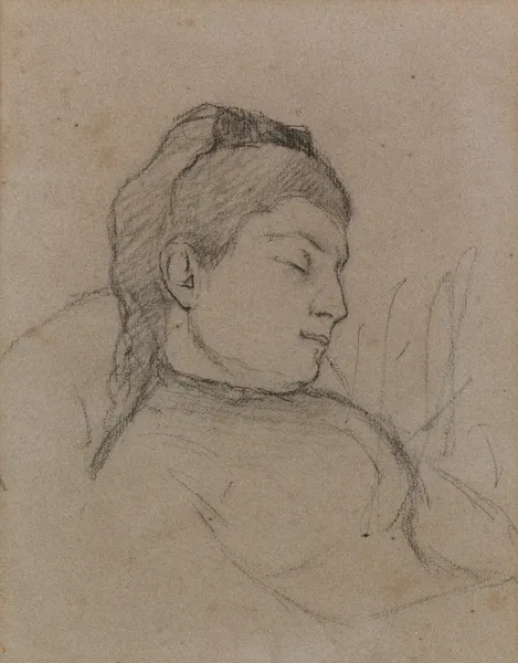 Femme Sommeillant av Paul Gauguin