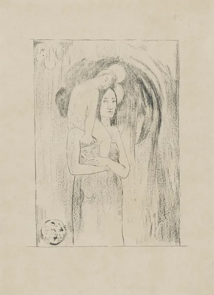 Ia Orana Maria (Je vous salue Marie), 1894 av Paul Gauguin